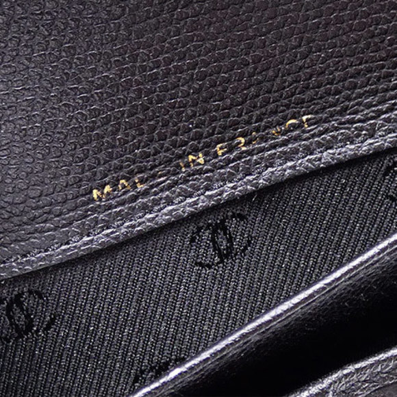 CHANEL Wallet CC Coco Button BifLong Wallet Black - Picture 12 of 16